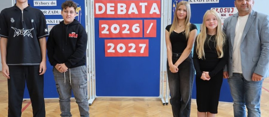 Debata kandydatów do samorządu uczniowskiego